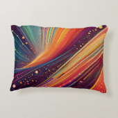渦抽象芸術 アクセントクッション (裏面)