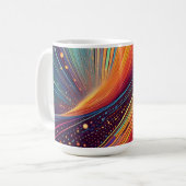 渦抽象芸術 コーヒーマグカップ (正面左)