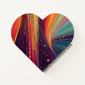 渦抽象芸術 ノートブック (裏面)