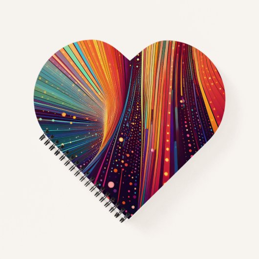 渦抽象芸術 ノートブック (正面)