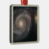 渦流銀河系(M51)とコンパニオン銀河系 メタルオーナメント (右)
