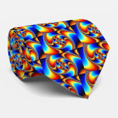 渦状銀河-フラクタルの芸術 ネクタイ (ロール)