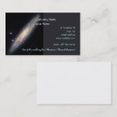 渦状銀河- NGC 253の宇宙のイメージ 名刺 (正面/裏面)