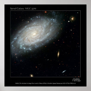 渦状銀河NGC 3370 ポスター
