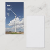 渦疑問に思巻く自然の力を利用 名刺 (正面/裏面)