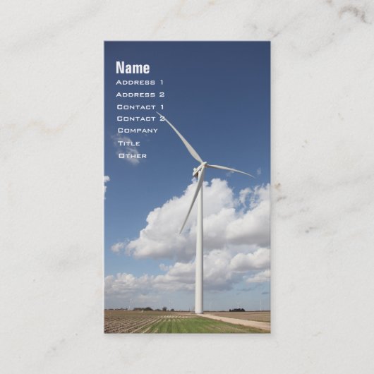 渦疑問に思巻く自然の力を利用 名刺 (正面)