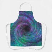 渦絞り染めエプロン エプロン (正面)