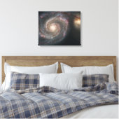 渦銀河系(宇宙)(宇宙)(メシエ51A) キャンバスプリント (インサイチュ (寝室))