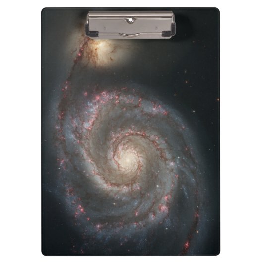 渦銀河系(宇宙)(宇宙)(メシエ51A) クリップボード (正面)
