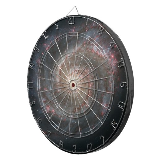 渦銀河系(宇宙)(宇宙)(メシエ51A) ダーツボード (正面右)