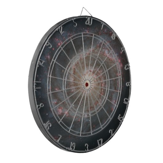 渦銀河系(宇宙)(宇宙)(メシエ51A) ダーツボード (正面左)