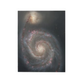 渦銀河系(宇宙)(宇宙)(メシエ51A) ノートパッド (回転)