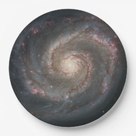 渦銀河系(宇宙)（宇宙）（メシエ51A） ペーパープレート