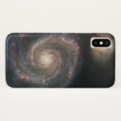 渦銀河系(宇宙)(宇宙)(メシエ51A) Case-Mate iPhoneケース (裏面(横))