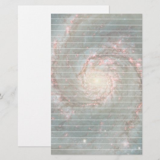 渦銀河系（線） 便箋 (正面/裏面)