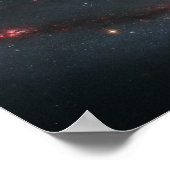 渦銀河系(M51)とコンパニオン銀河系 ポスター (角)