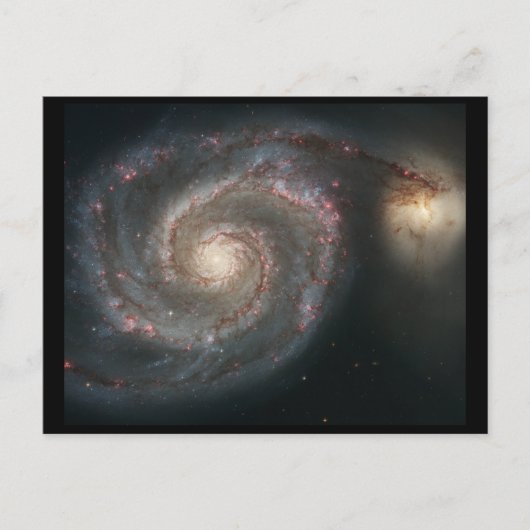 渦銀河系(M51) ポストカード (正面)