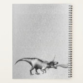 渦雲母 | Silver Unicorn角のある恐竜 プランナー手帳 (裏面)
