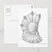 渦鞭毛虫 ポストカード (正面/裏面)