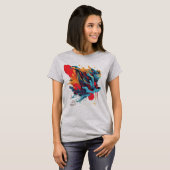 渦鮮やか Tシャツ (正面フル)