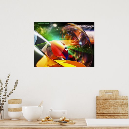 渦9 ポスター (キッチン)