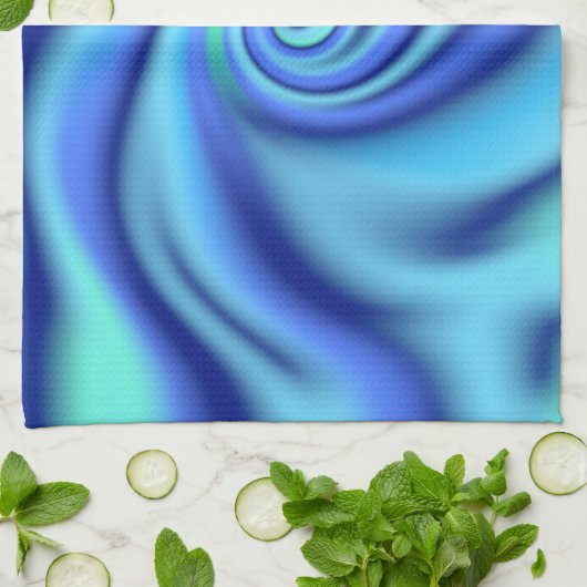 渦 キッチンタオル (折り畳み)