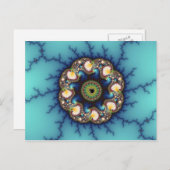 渦 – フラクタル葉書 ポストカード (正面/裏面)