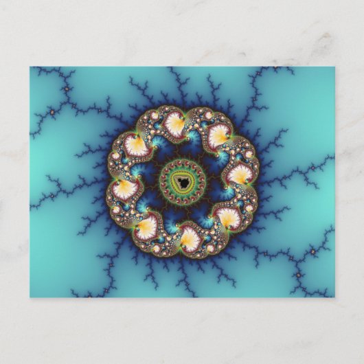 渦 – フラクタル葉書 ポストカード (正面)