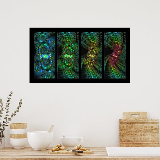 渦 ポスター (キッチン)