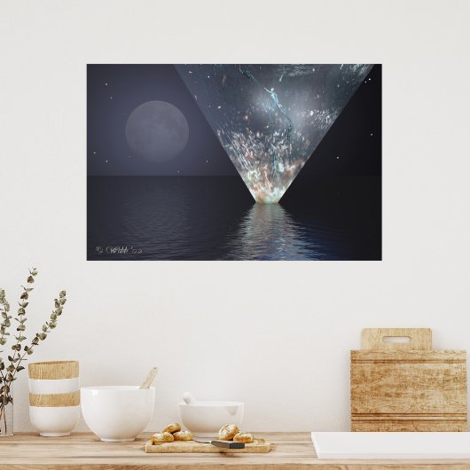 渦 ポスター (キッチン)