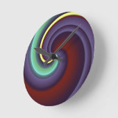 渦 ラウンド壁時計 (傾斜)