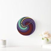 渦 ラウンド壁時計 (ホーム)