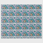 渦 ラッピングペーパー (フラット)