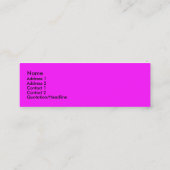 渦-細いカード スキニー名刺 (裏面)