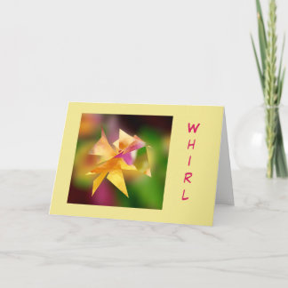 「渦」誕生日グリーティングカード カード