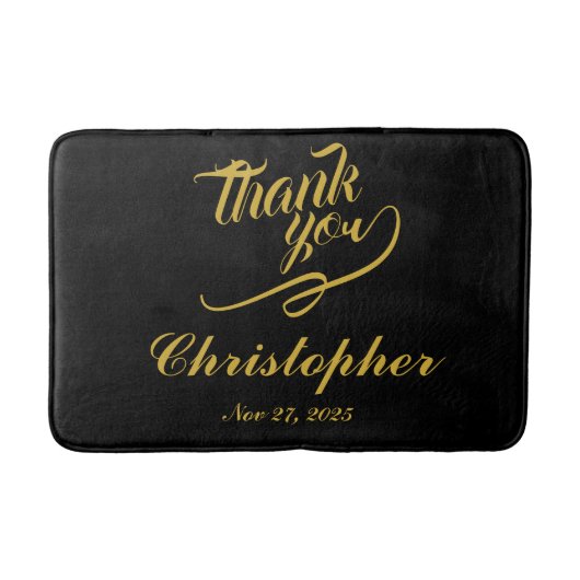 温かいお礼バスマット専用日 バスマット (正面)