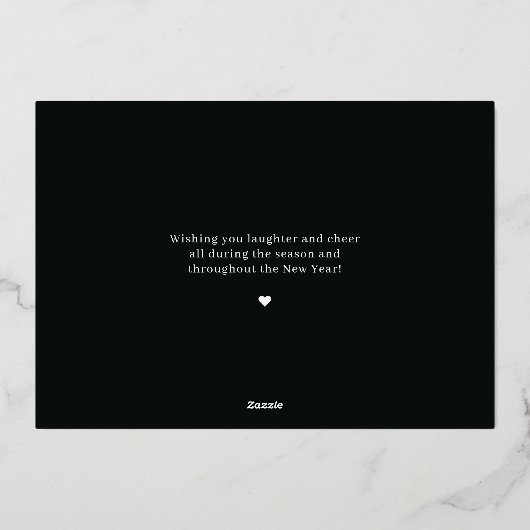 温かいご挨拶 ホリデー 引っ越しのお知らせ (裏面)