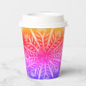 温かいまたは冷たい飲料 紙コップ (裏面)