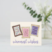 温かいウィッシュズウォームトースターブレックファーストペストリー シーズンポストカード (スタンド正面)