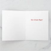 温かいウィッシュティーリフィックホリデーグリーティングカード カード (内部)