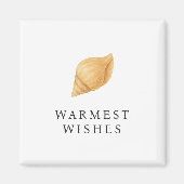 温かいウィッシュビーチモダンクリスマス マグネット (正面)