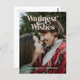 温かいウィッシュレトロ型ポストカード ポストカード