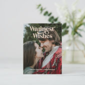 温かいウィッシュレトロ型ポストカード ポストカード (スタンド正面)