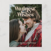 温かいウィッシュレトロ型ポストカード ポストカード (正面)