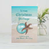 温かいクリスマスの挨拶フォトバックヒトカード シーズンカード (スタンド正面)