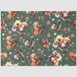 温かいクリスマスキャンドル 薄葉紙