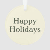 温かいクリスマスツリー オーナメント (裏面)