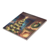 温かいクリスマスツリー タイル (側面)