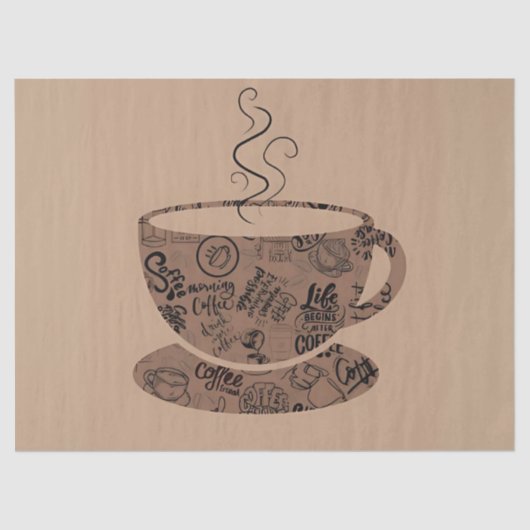 温かいコーヒーハウスエッセンス 薄葉紙 (正面)