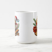 温かいコーヒービア昇華デザイン コーヒーマグカップ (中央)